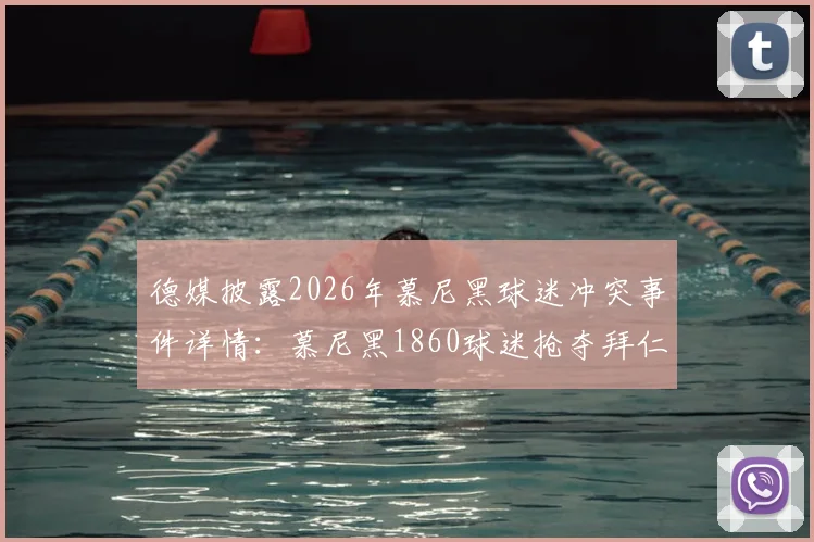 德媒披露2026年慕尼黑球迷冲突事件详情：慕尼黑1860球迷抢夺拜仁横幅引发暴力，涉事人员已遭调查